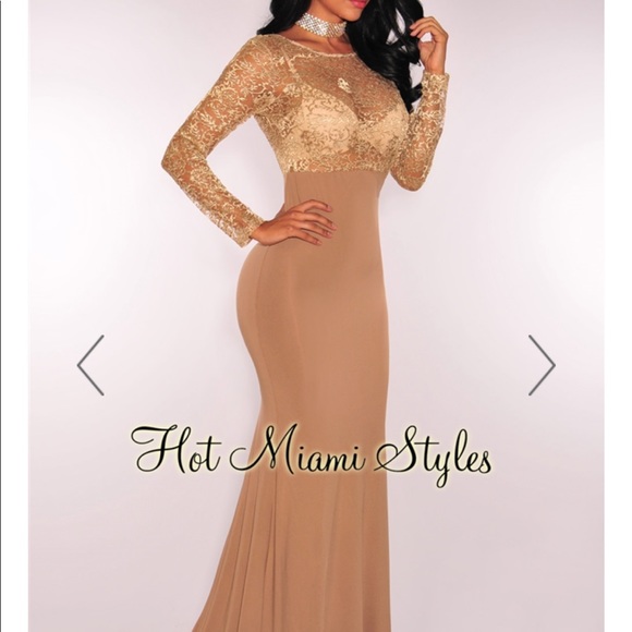 Long Sleeve Gown - Picture 1 of 4